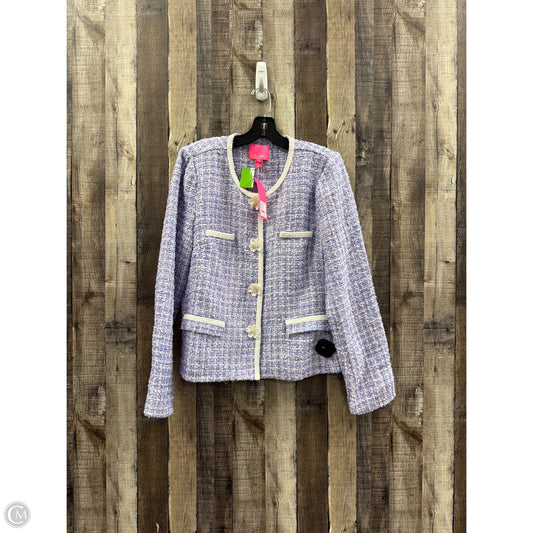 Blazer Designer By Lilly Pulitzer In Purple, Size: M