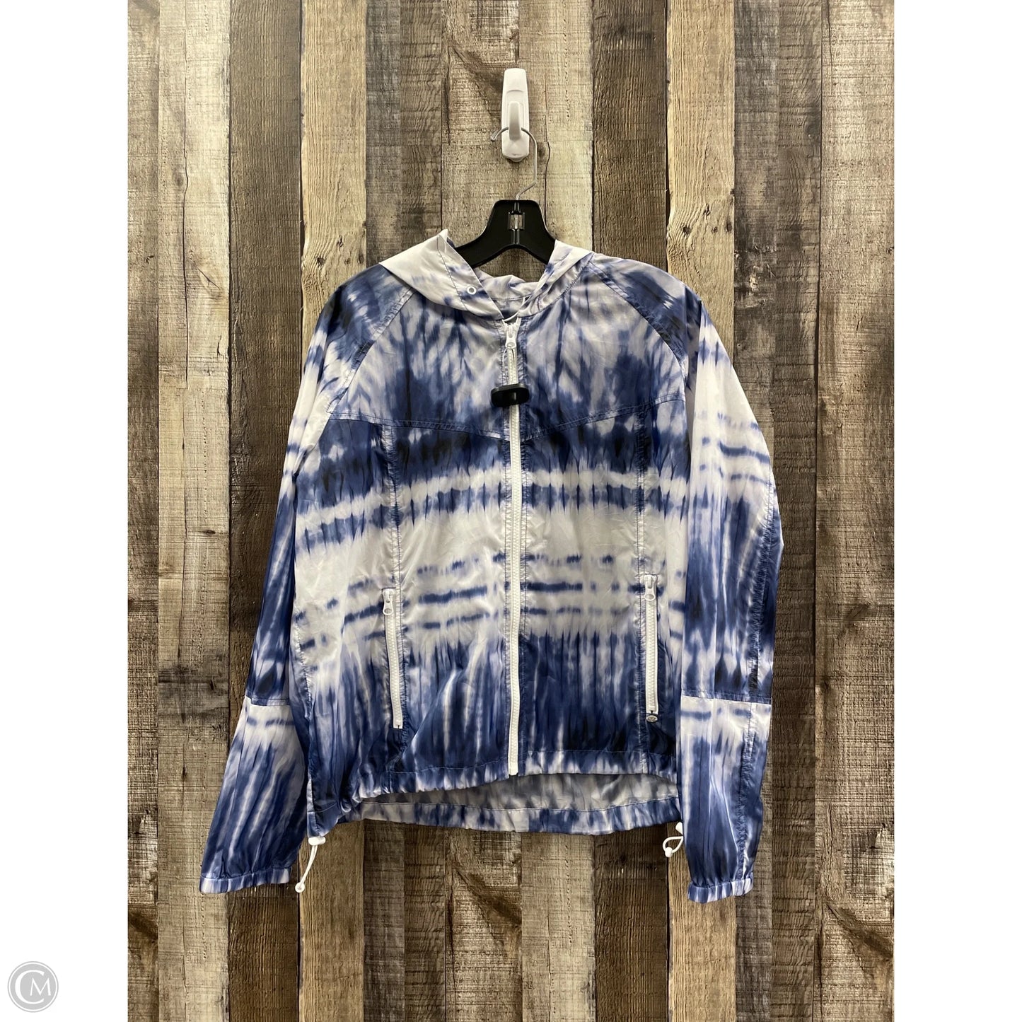 Jacket Windbreaker By American Eagle In Tie Dye Print, Size: M