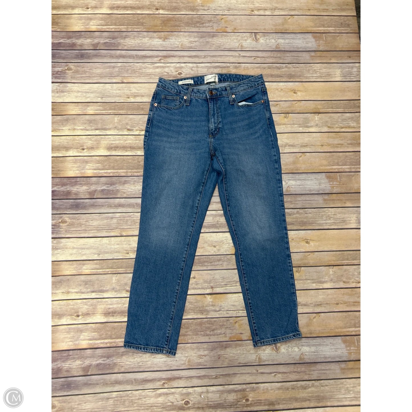 Jeans Straight By Universal Thread In Blue Denim, Size: 10