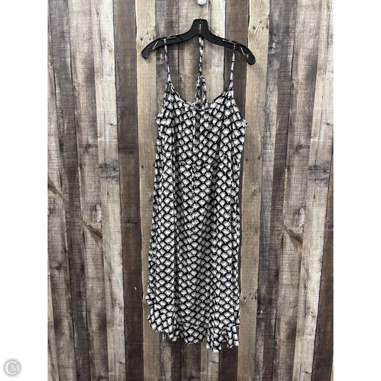 Dress Casual Midi By J. Crew In Black & White, Size: 1x