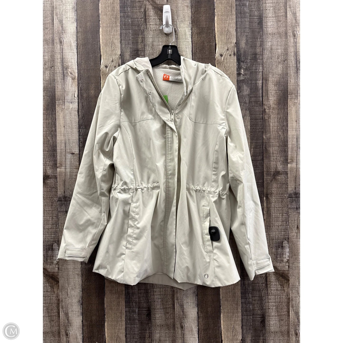 Athletic Jacket By Cme In Beige, Size: Xl