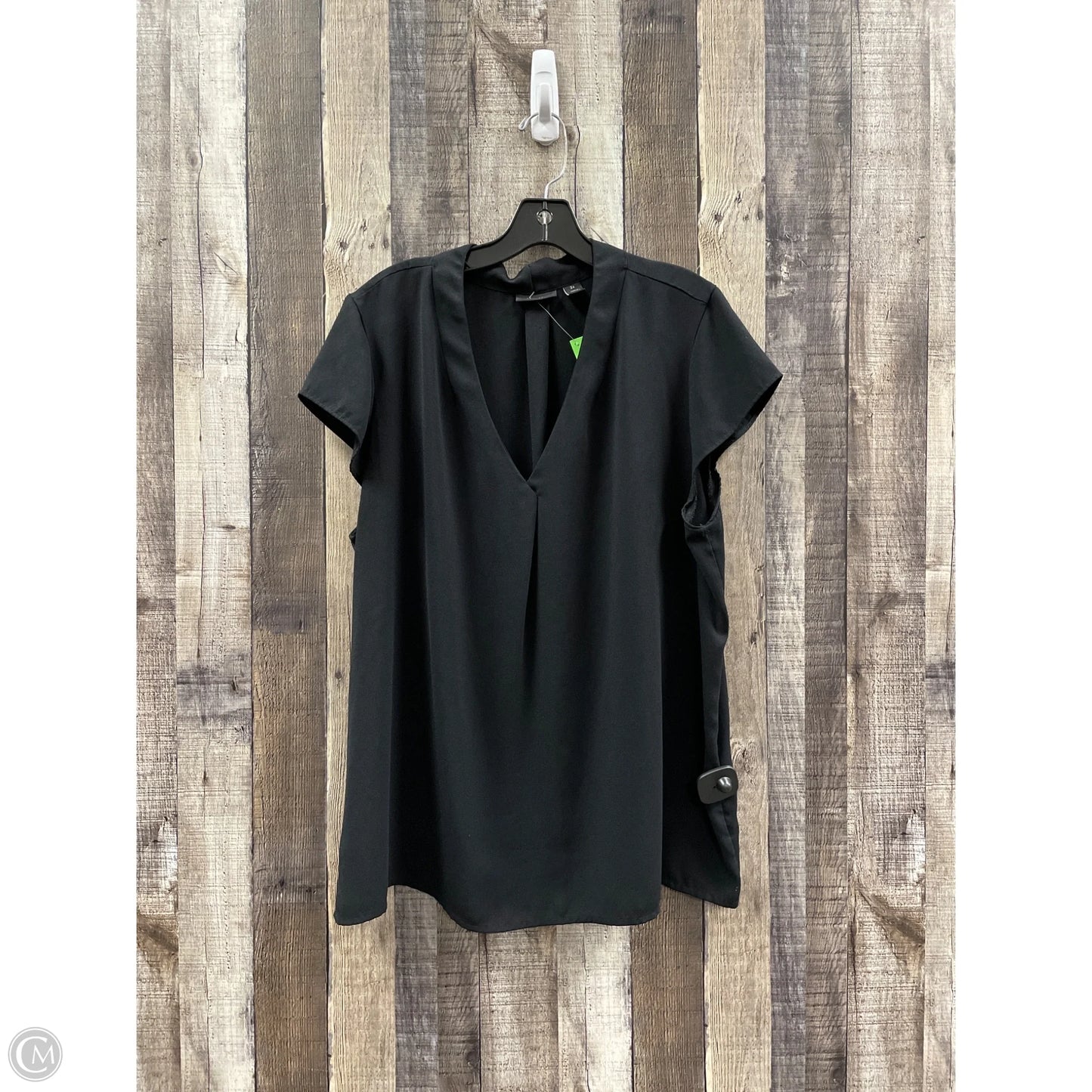 Top Sleeveless By Halogen In Black, Size: 2x