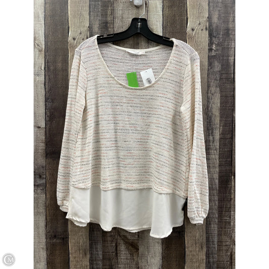 Top Long Sleeve By Lush In Multi-colored, Size: S
