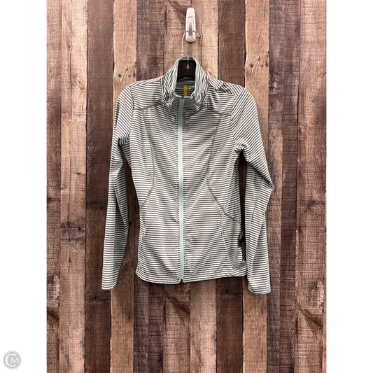 Athletic Top Long Sleeve Collar By Lole In Blue & Grey, Size: S