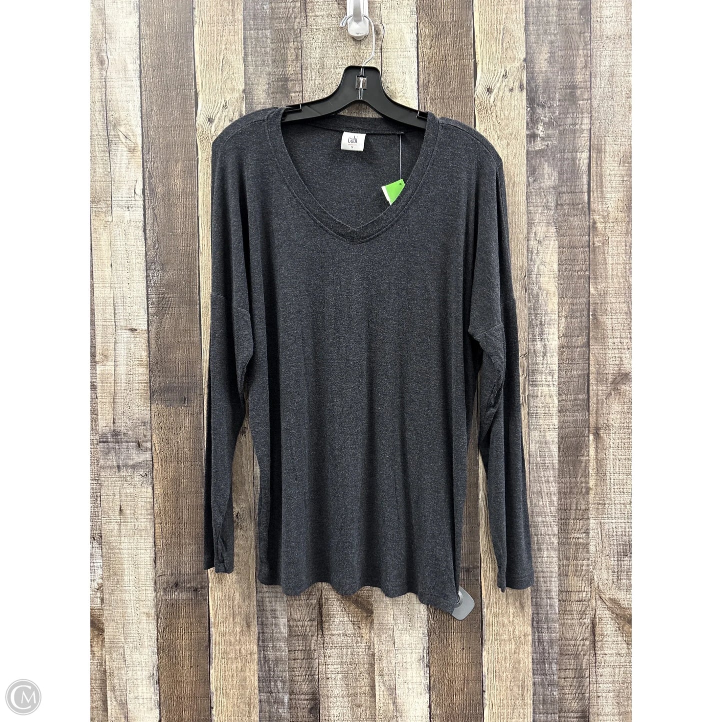 Top Long Sleeve By Cabi In Black, Size: S