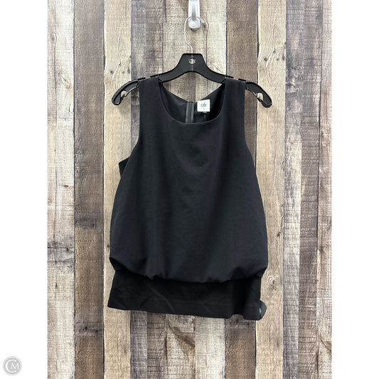 Top Sleeveless By Cabi In Black, Size: M