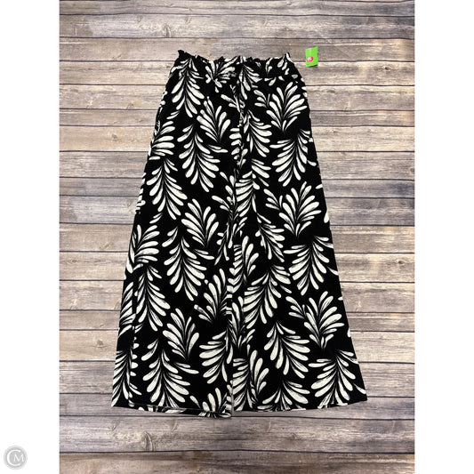 Pants Wide Leg By Ellen Tracy In Black & White, Size: S