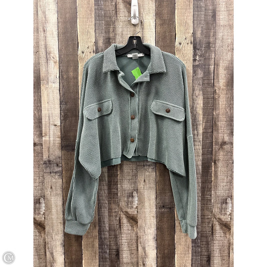 Top Long Sleeve By Altard State In Green, Size: M
