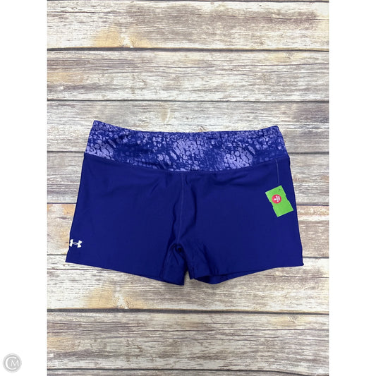 Athletic Shorts By Under Armour In Blue, Size: L
