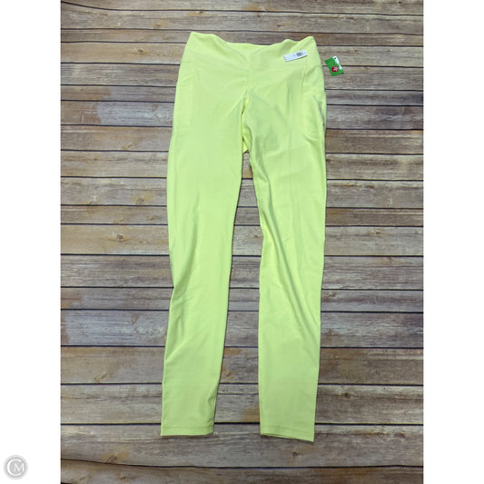 Athletic Leggings By Old Navy In Yellow, Size: L