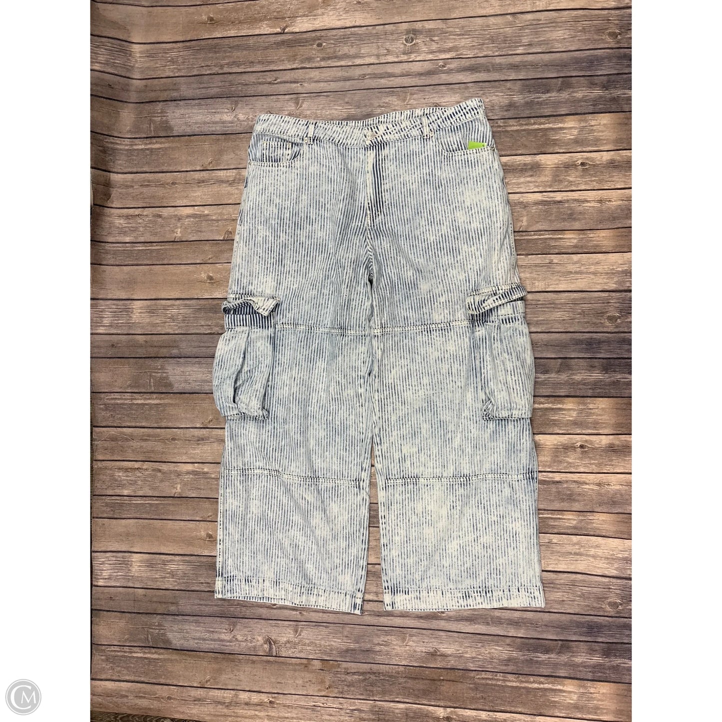 Jeans Wide Leg By Arula In Blue Denim, Size: 1x