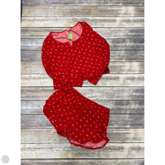 Pajamas 2pc By Colsie In Red & White, Size: Xl