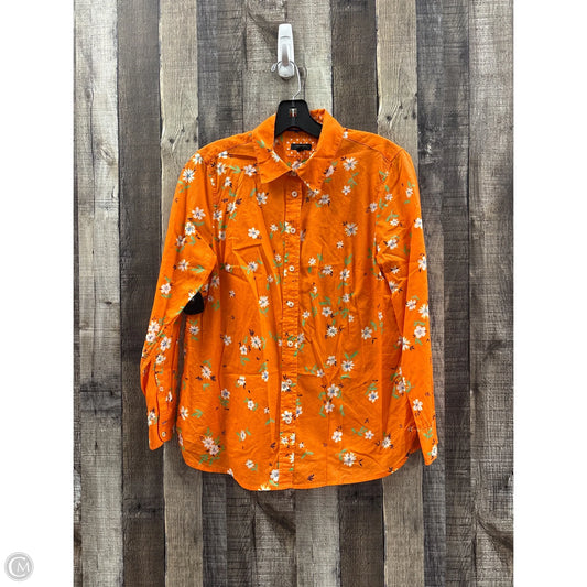 Top Long Sleeve By Talbots In Multi-colored, Size: Mp