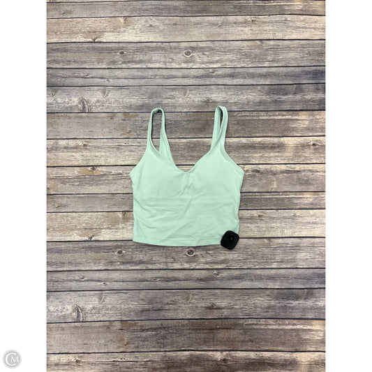 Athletic Bra By Lululemon In Green, Size: 2