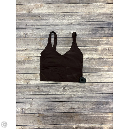Athletic Bra By Lululemon In Brown, Size: 4