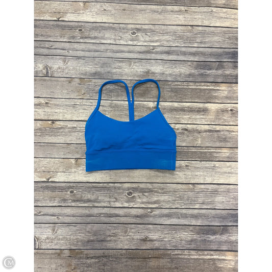 Athletic Bra By Lululemon In Blue, Size: 4