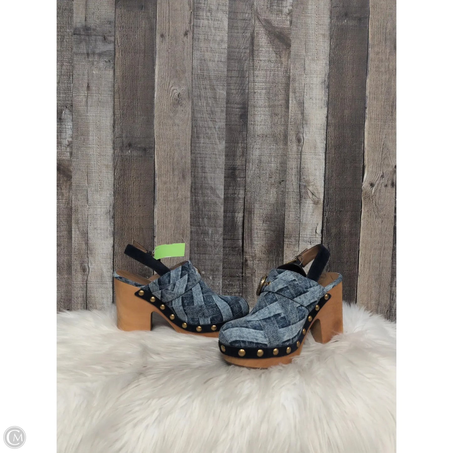 Shoes Designer By Kurt Geiger In Blue Denim, Size: 9