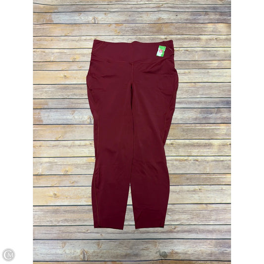 Athletic Leggings By Lululemon In Mauve, Size: 14