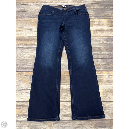Jeans Boot Cut By Maurices In Blue Denim, Size: 16
