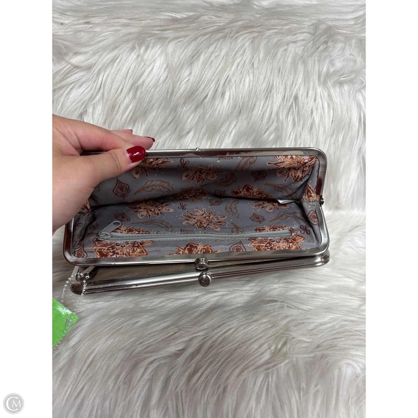 Clutch Leather By Hobo Intl, Size: Medium