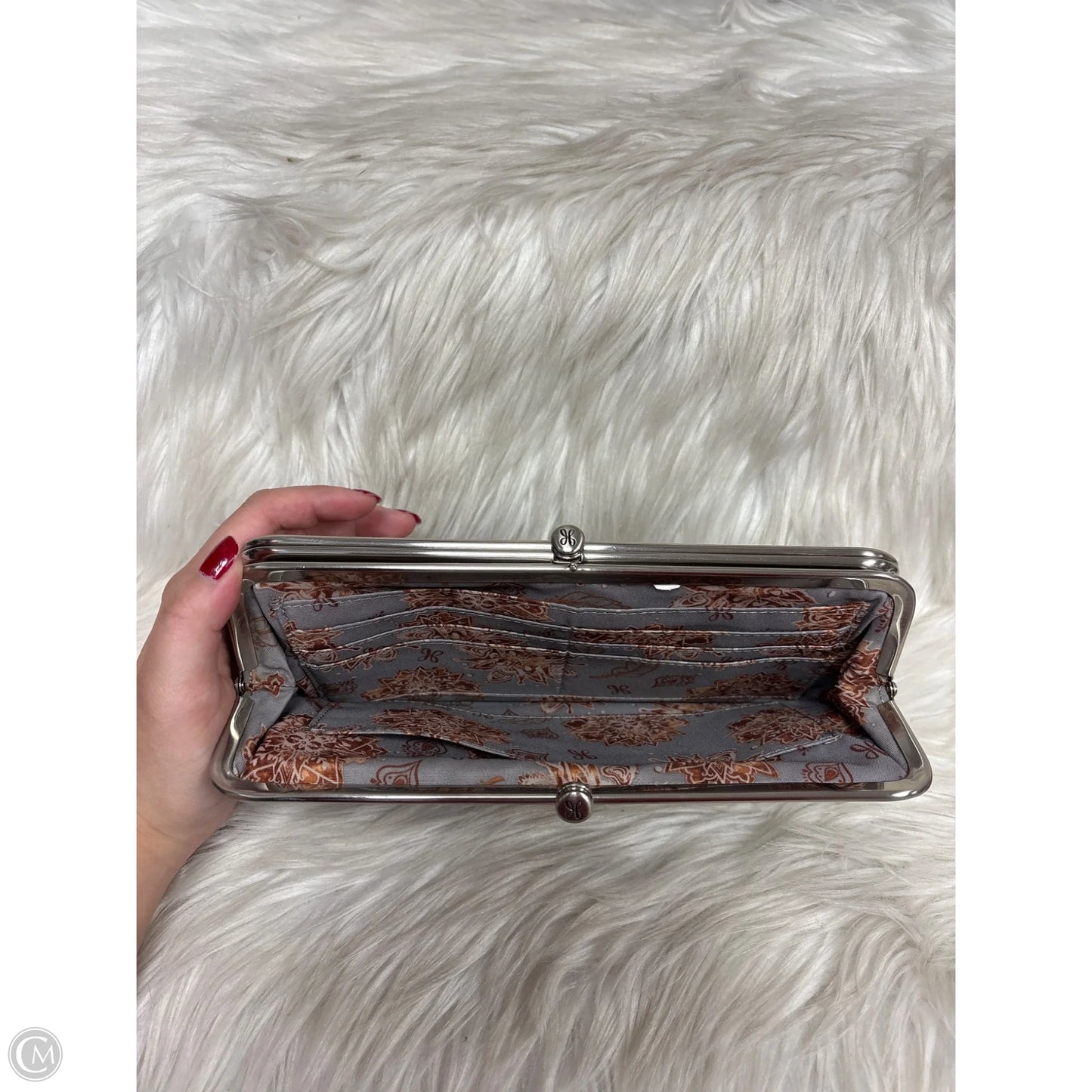 Clutch Leather By Hobo Intl, Size: Medium