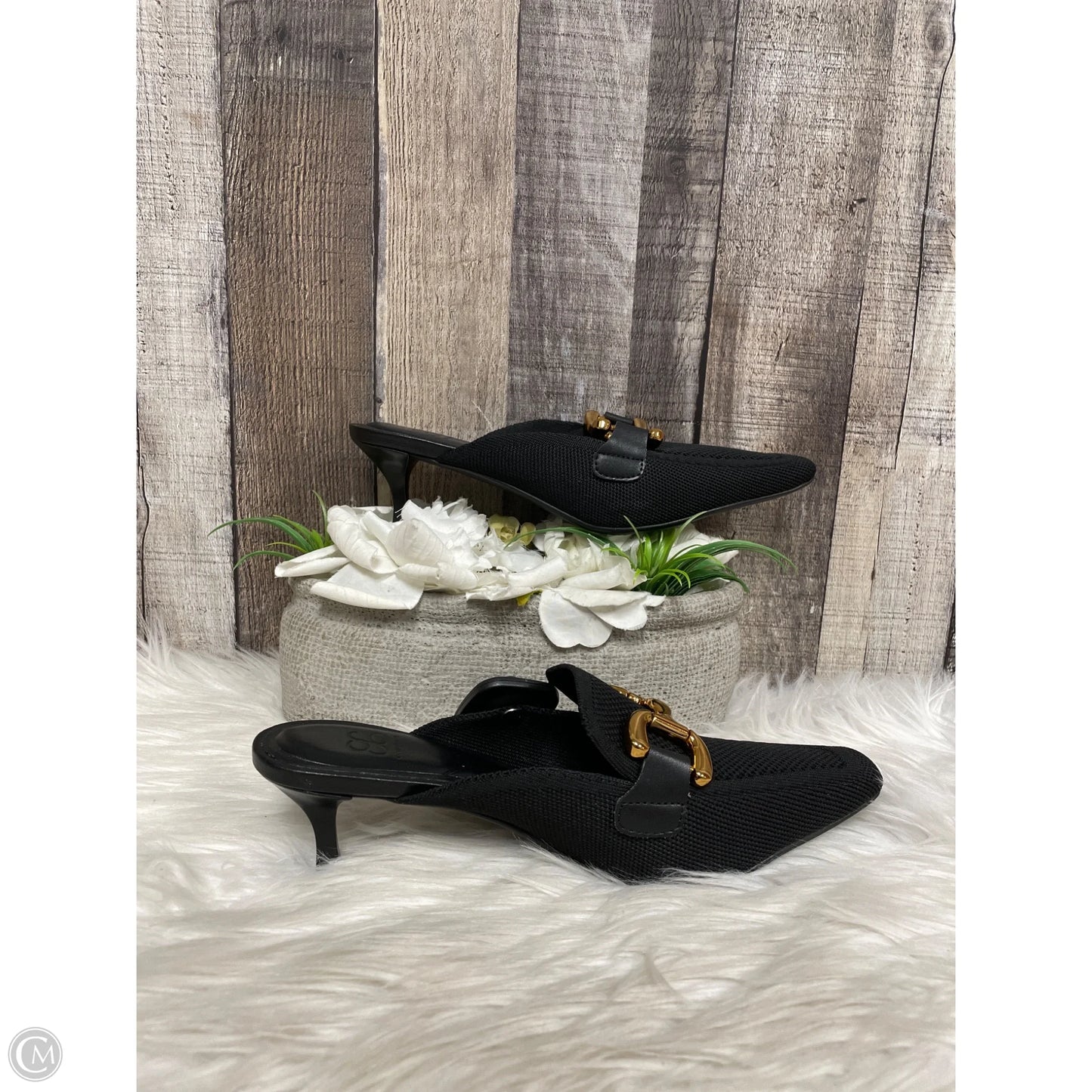 Shoes Heels Kitten By Cme In Black, Size: 6.5