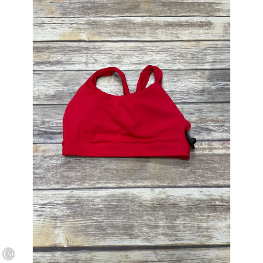 Athletic Bra By Athleta In Red, Size: Xs
