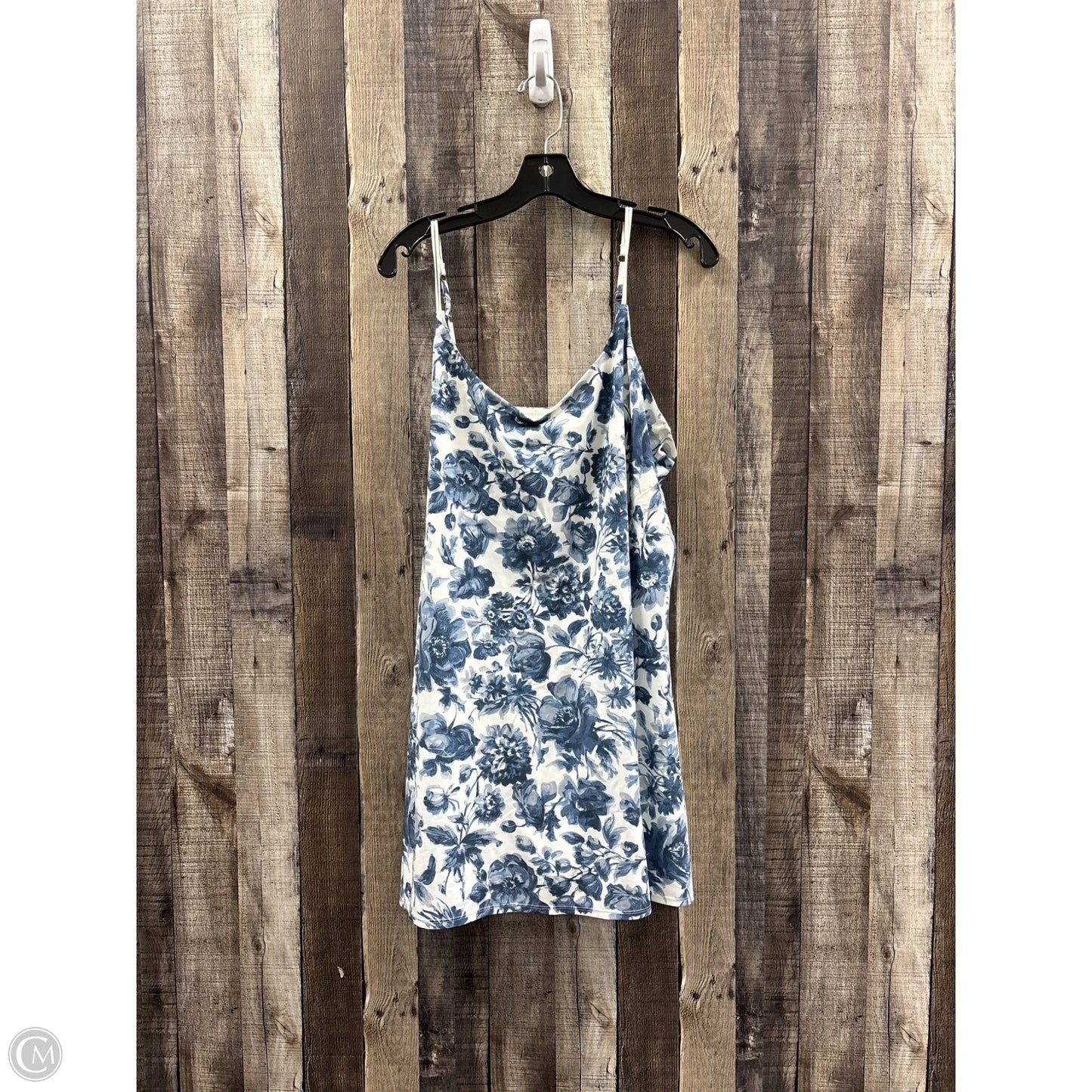Athletic Dress By Abercrombie And Fitch In Blue & White, Size: Xl