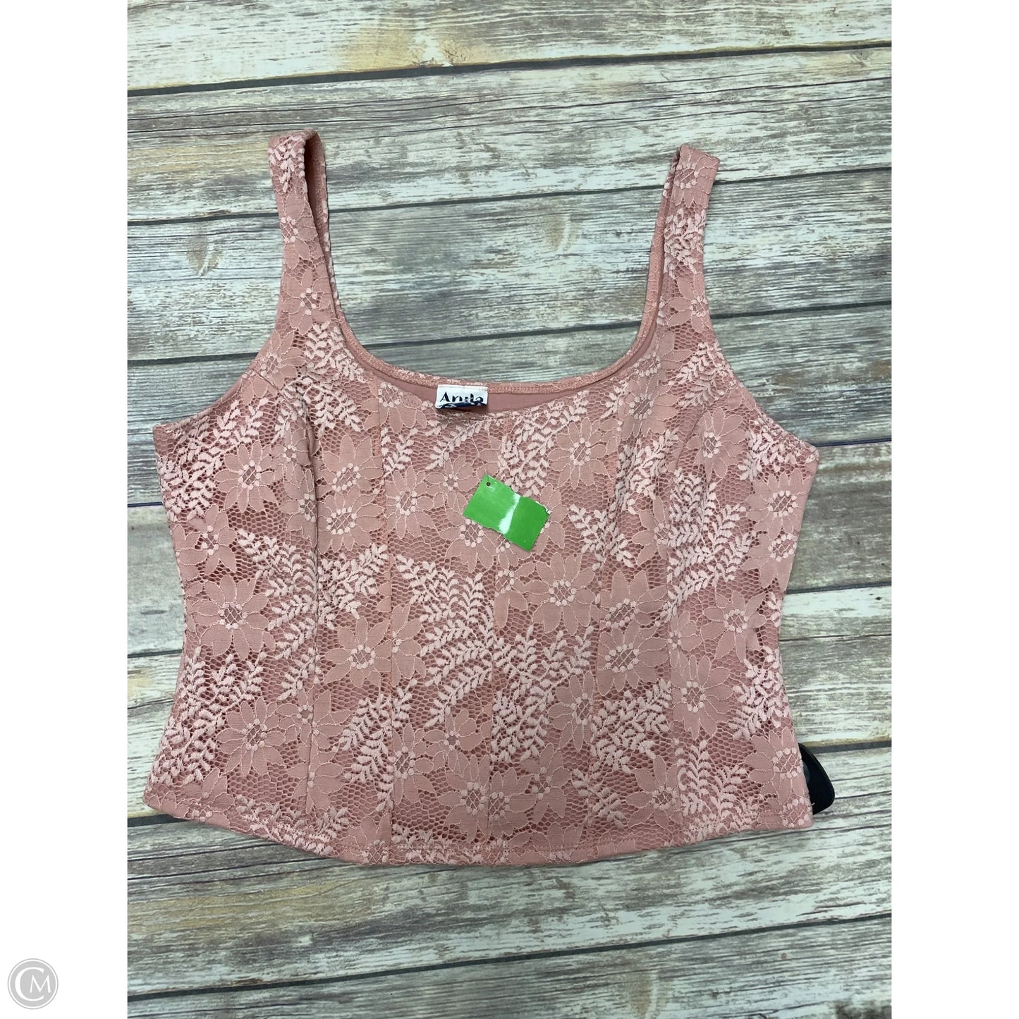 Top Sleeveless By Arula In Coral, Size: Xl