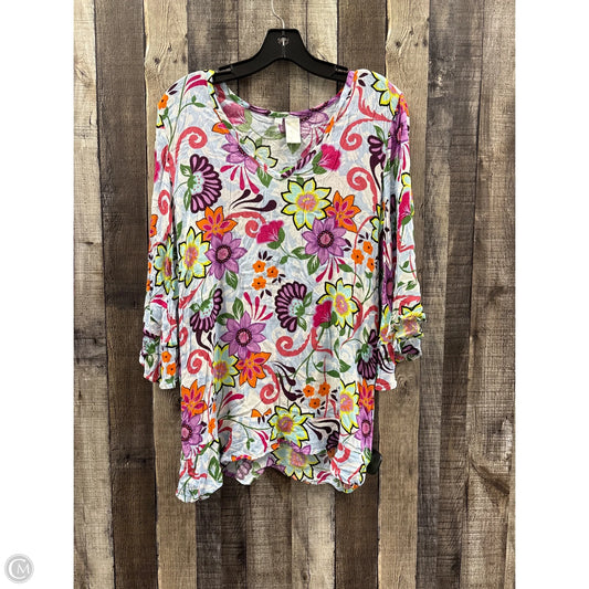 Swimwear Cover-up By Anne Cole In Floral Print, Size: Xs