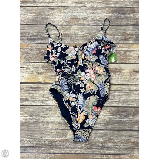 Swimsuit By Jessica Simpson In Floral Print, Size: M