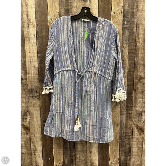 Swimwear Cover-up By Blue Island In Blue, Size: L