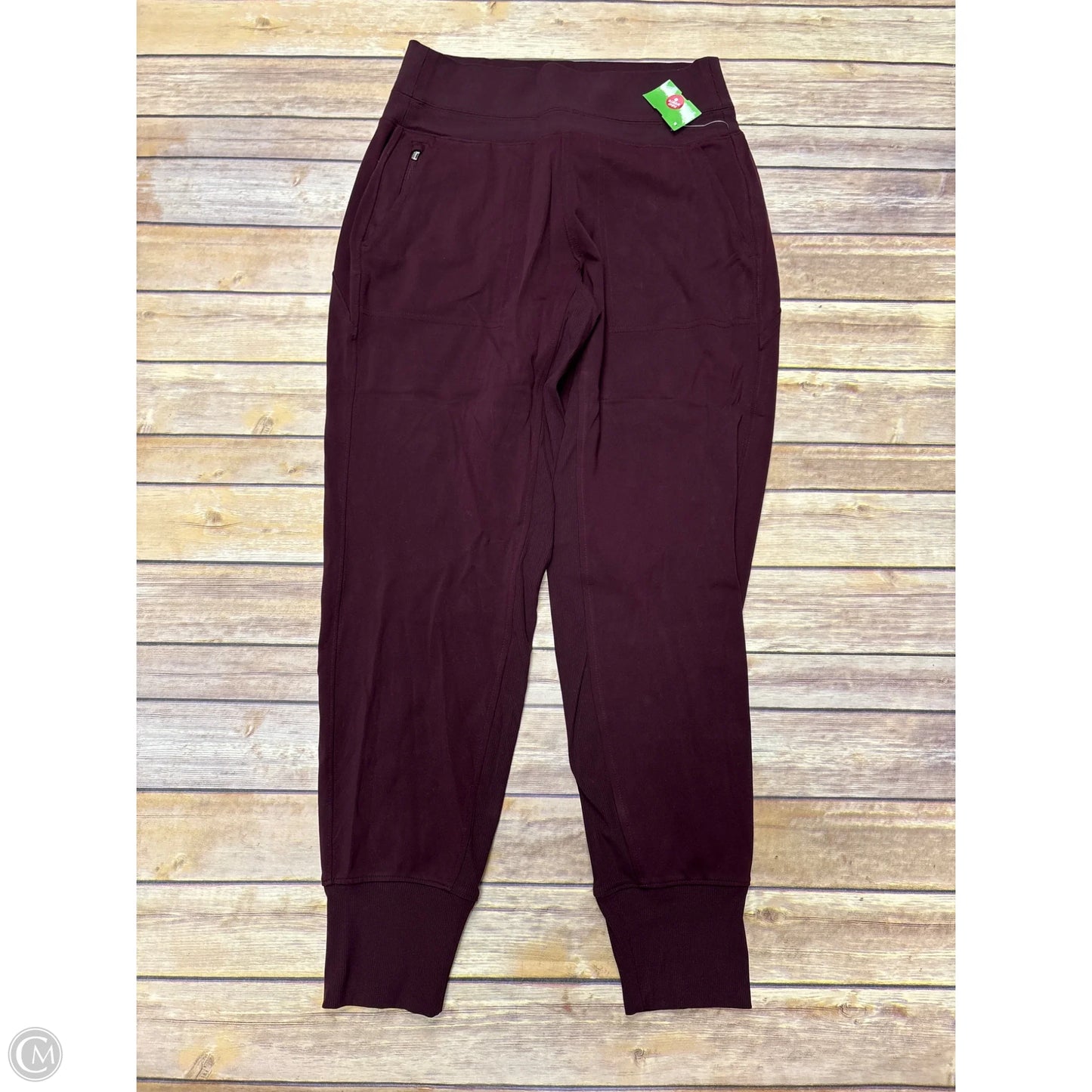 Athletic Pants By Athleta In Maroon, Size: S