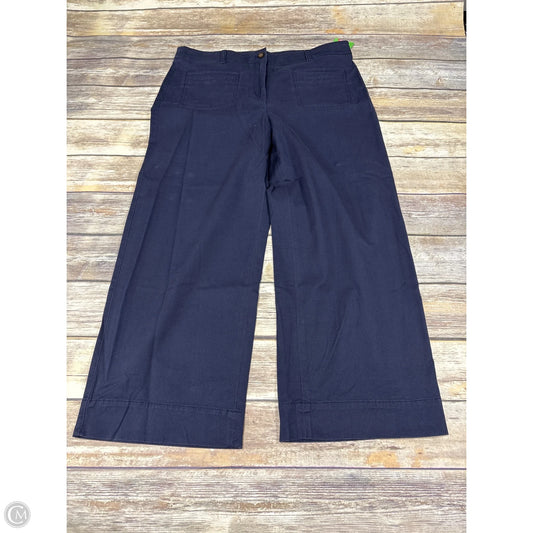 Pants Wide Leg By Talbots In Navy, Size: 14