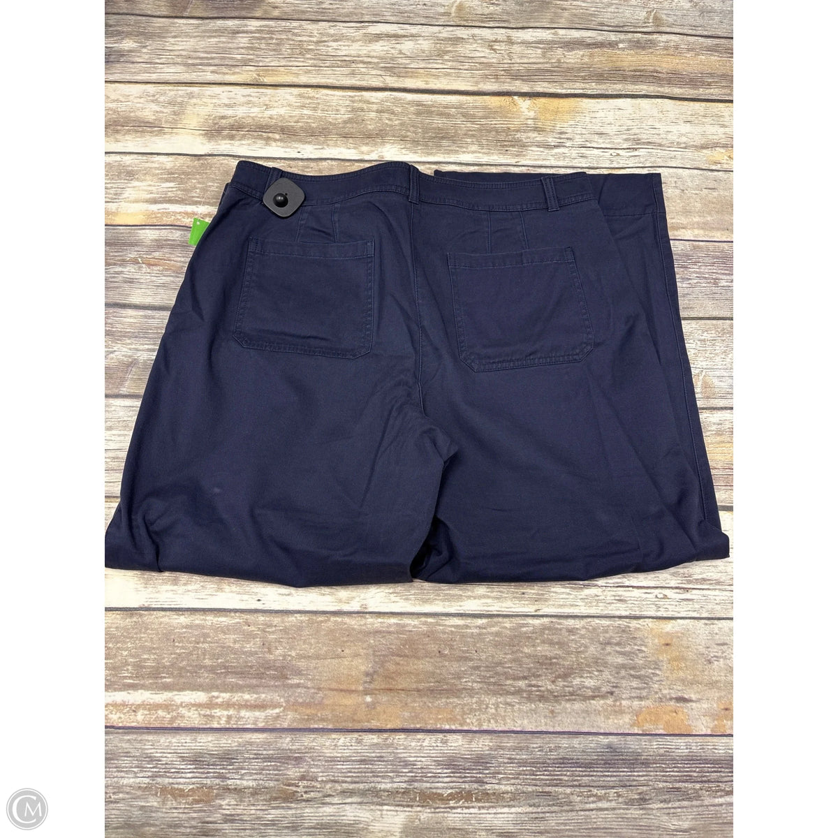 Pants Wide Leg By Talbots In Navy, Size: 14
