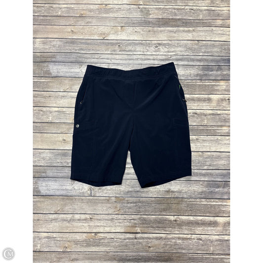 Athletic Shorts By Chicos In Navy, Size: L