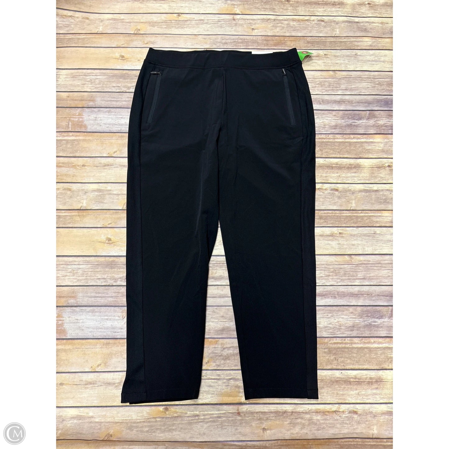 Athletic Pants By Chicos In Black, Size: L