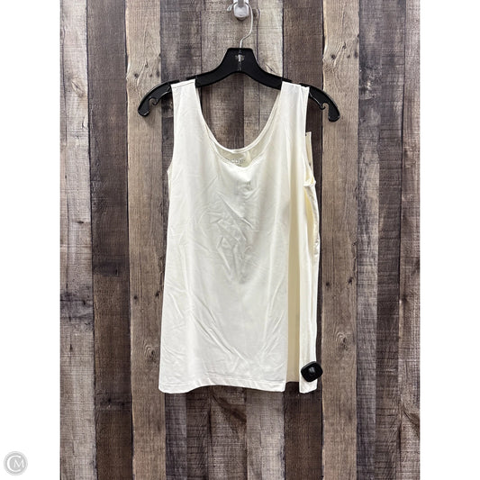Tank Top By Chicos In Cream, Size: L