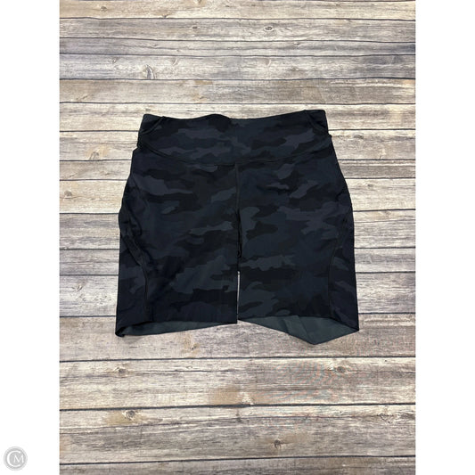 Athletic Shorts By Lululemon In Camouflage Print, Size: 14