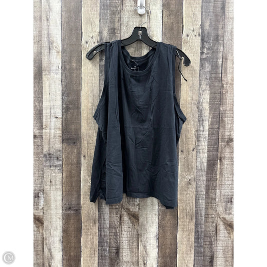 Top Sleeveless Basic By Cme In Black, Size: 2x