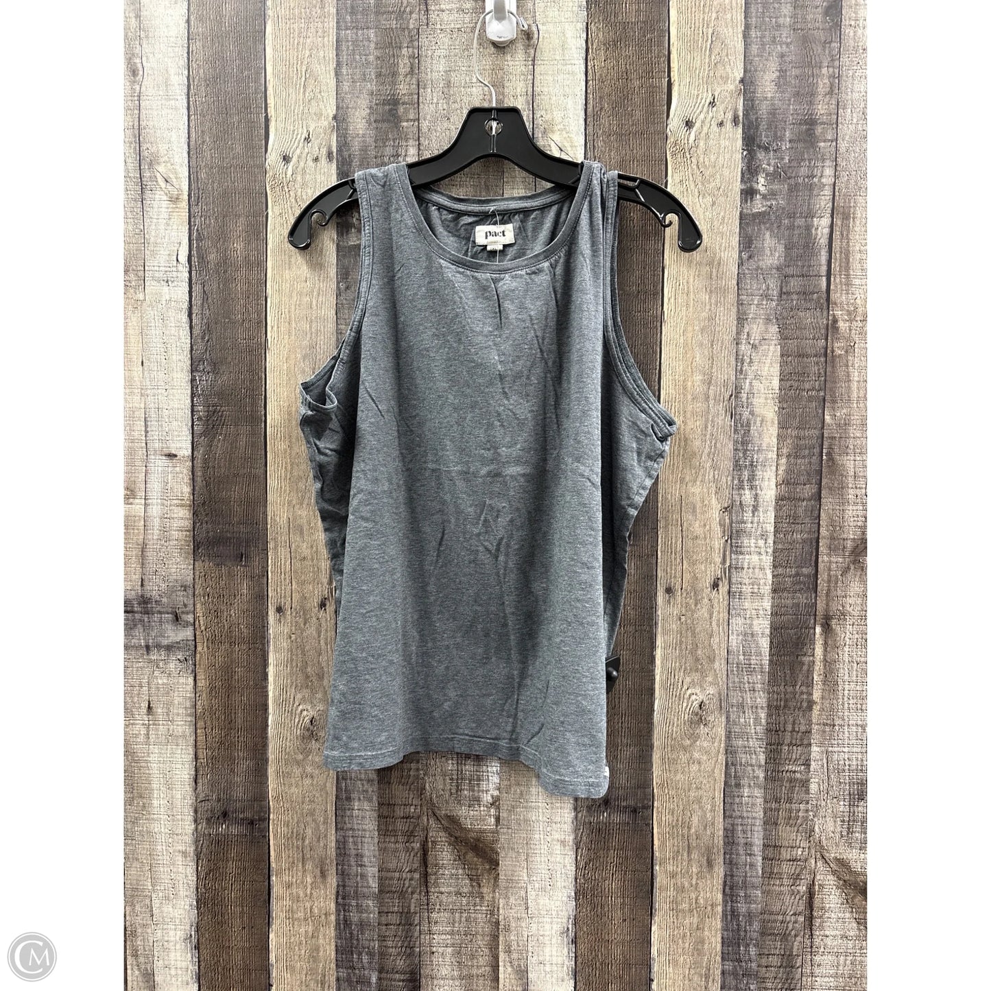 Top Sleeveless Basic By Pact In Grey, Size: Xl