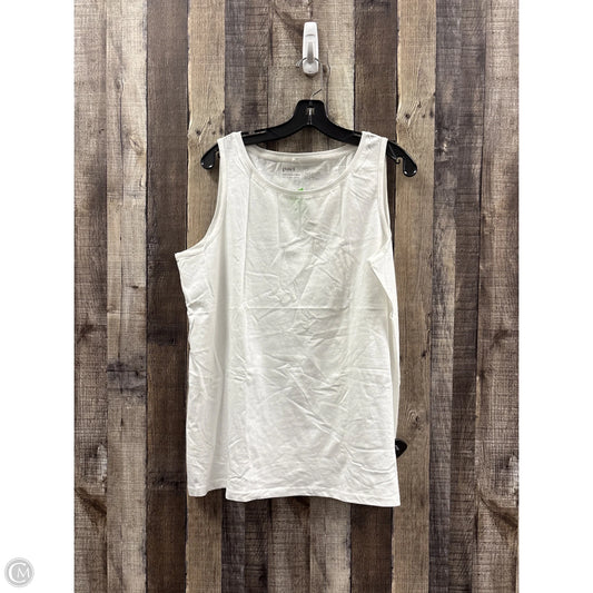 Top Sleeveless Basic By Pact In White, Size: Xxl