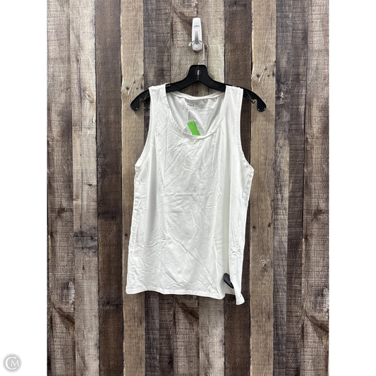 Top Sleeveless Basic By Pact In White, Size: Xxl