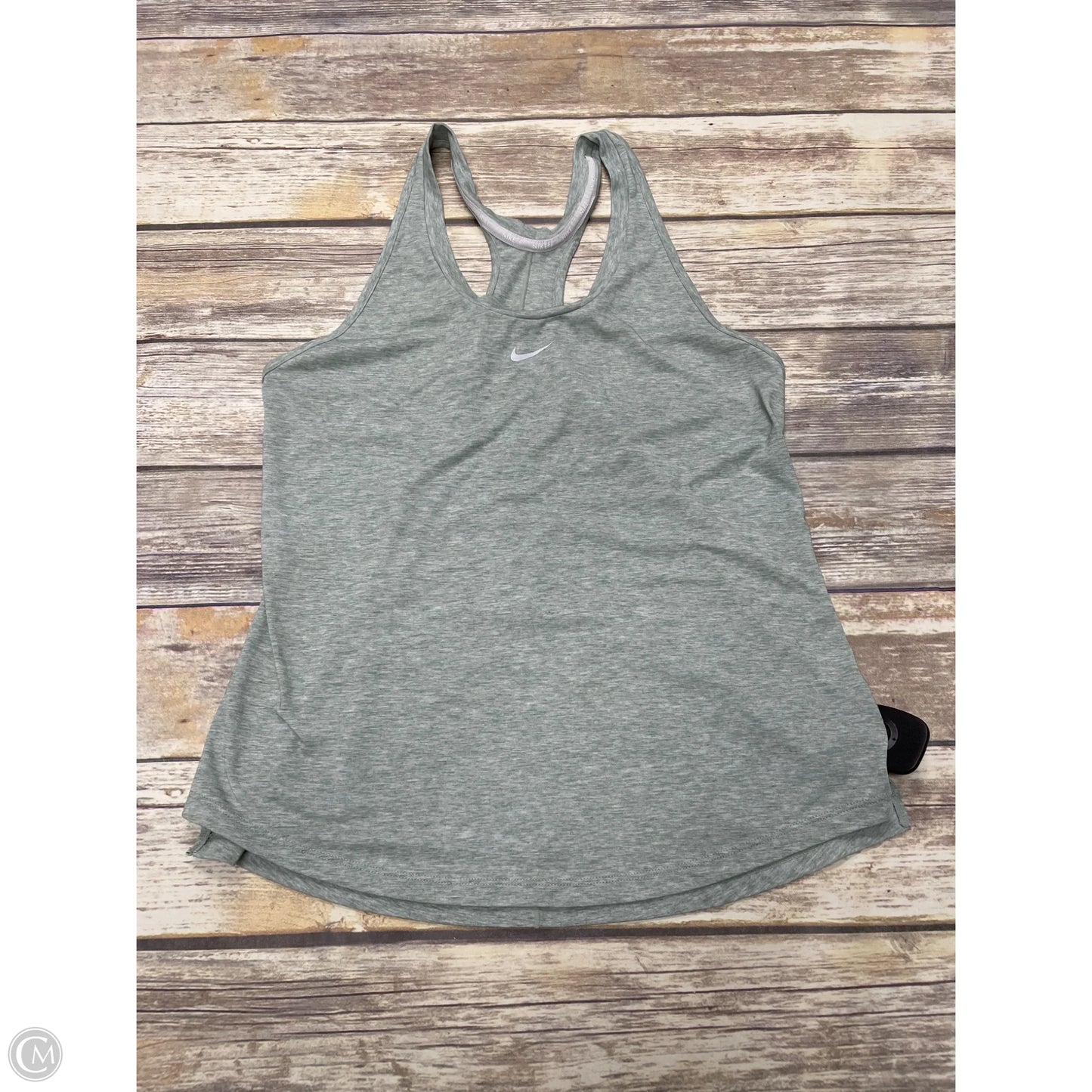 Athletic Tank Top By Nike In Green, Size: M