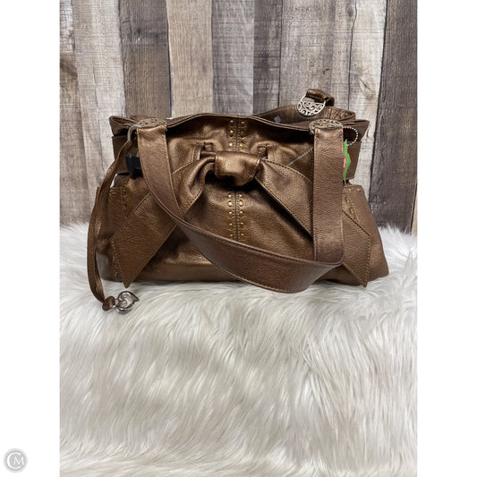 Handbag Leather By Brighton, Size: Medium
