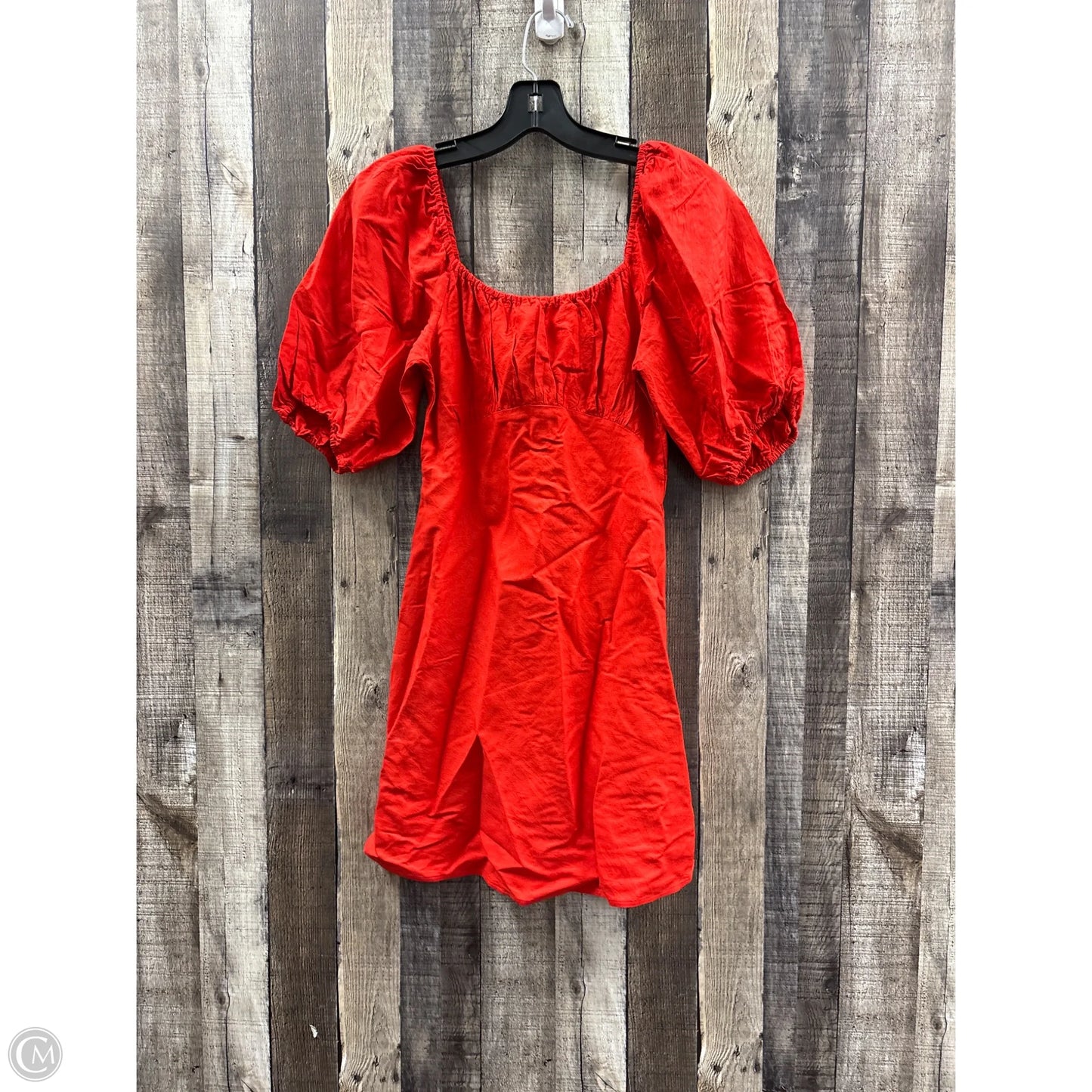 Dress Casual Short By H&m In Red, Size: Xs