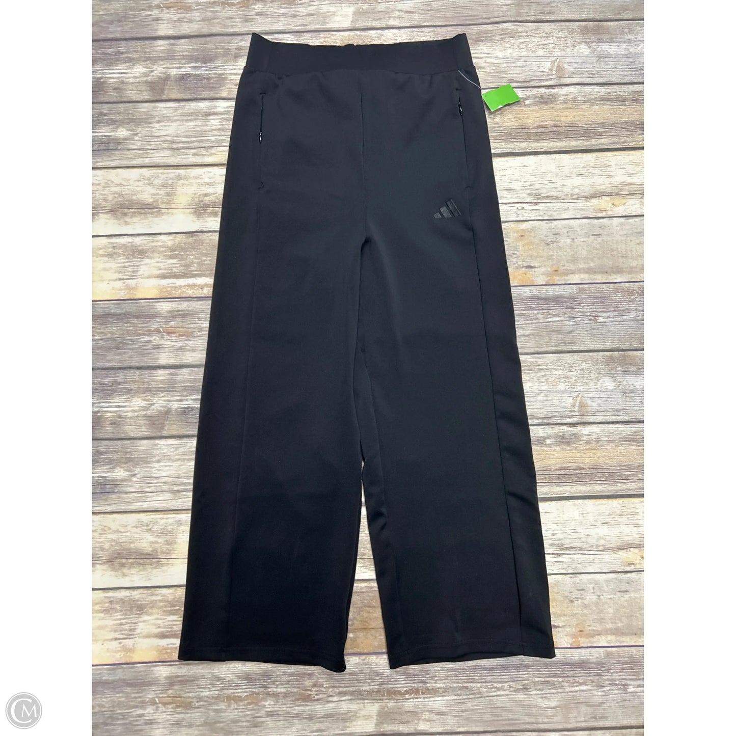 Athletic Pants By Adidas In Black, Size: M