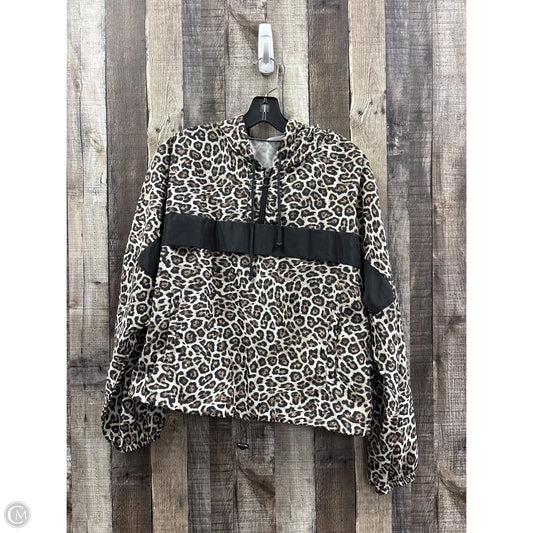 Jacket Windbreaker By No Boundaries In Animal Print, Size: L
