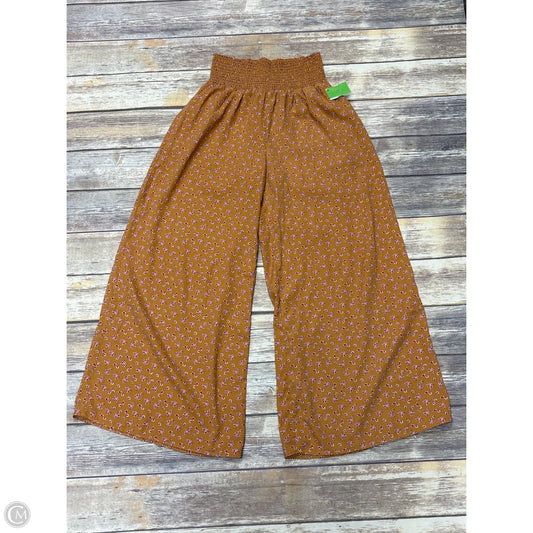Pants Wide Leg By Sienna Sky In Brown, Size: M