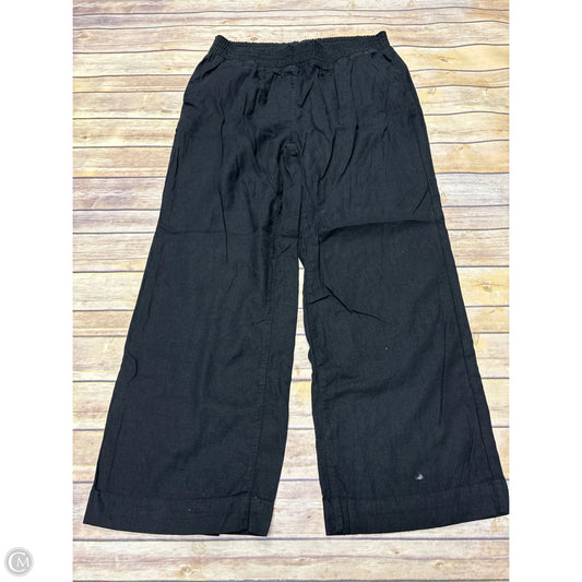 Pants Wide Leg By Briggs In Black, Size: L